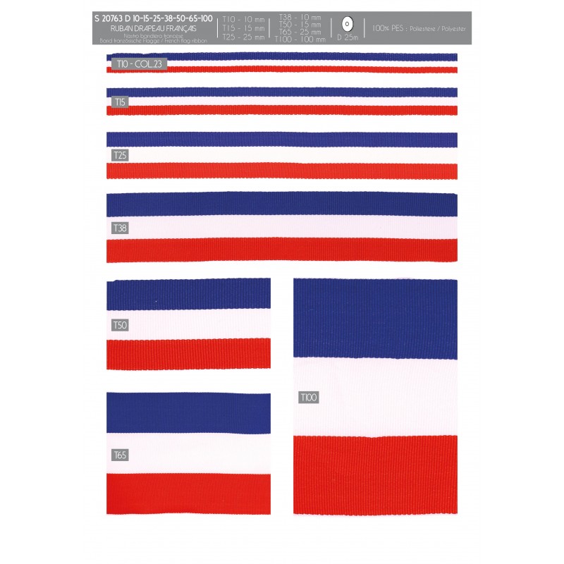 French flag ribbon Stephanoise mediac