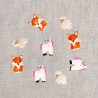 animal buttons