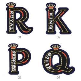 M MOTIF ROYAL LETTER