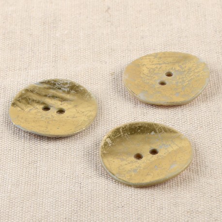 Botones, 60 botones de flores vintage con ribete grabado en oro sobre botones  joya de plástico transparente, 23 mm /Sa75 -  España