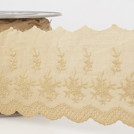 Eyelet lace trim 85mm - Stephanoise mediac