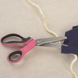 ZJCHAO Cisaillement sur mesure Ciseaux à Coudre de Luxe Coupe-Tissu Textile  Cisaille de Couture à Lame Tranchante(10,5 Pouces)