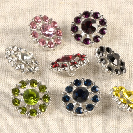 Bouton Strass Stephanoise Mediac